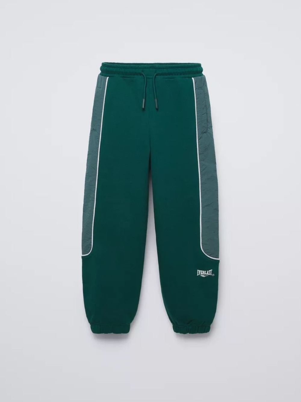 Everlast Kids Forest Green Joggers with Slate Side Panels